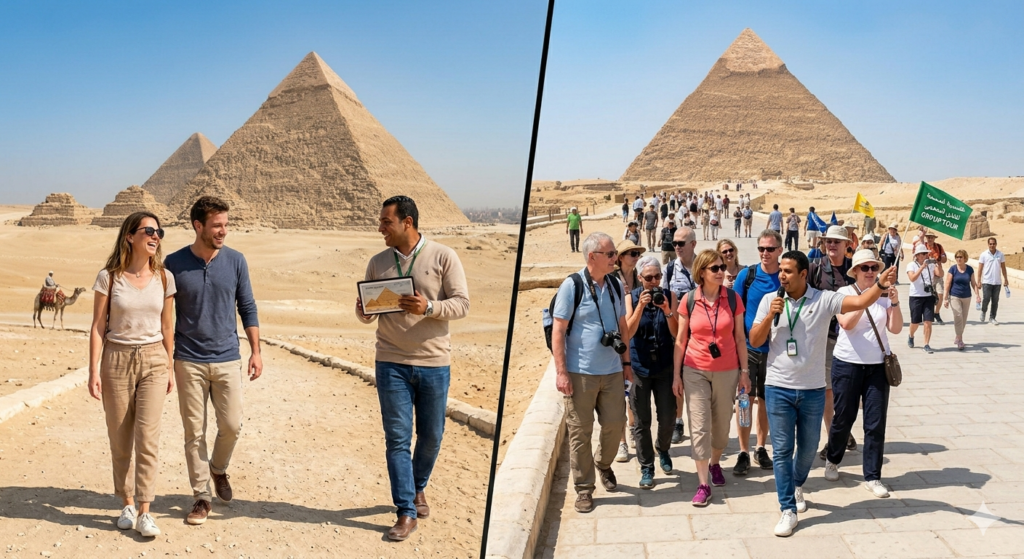Private vs. Group Pyramids Tours: Which Is Best for Your Trip to Egypt?